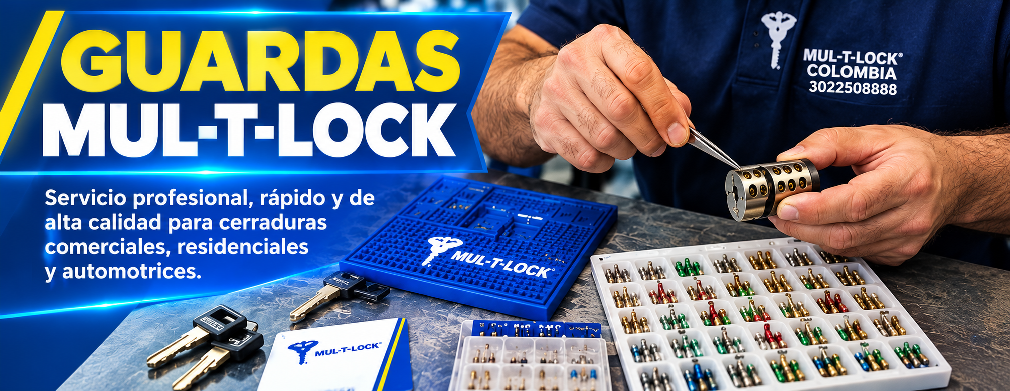 Guarda Mul-T-Lock Colombia_ Servicio Profesional