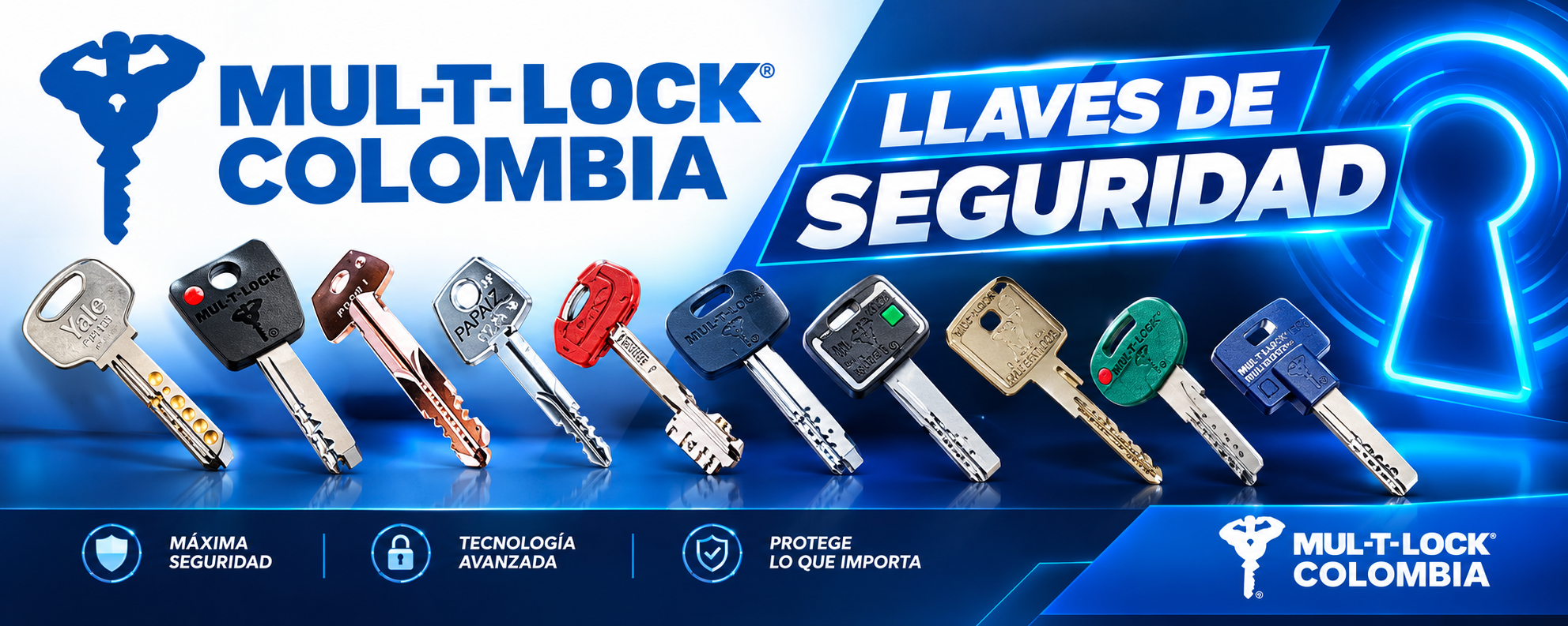 Llaves de seguridad Mul-T-Lock Colombia (1)